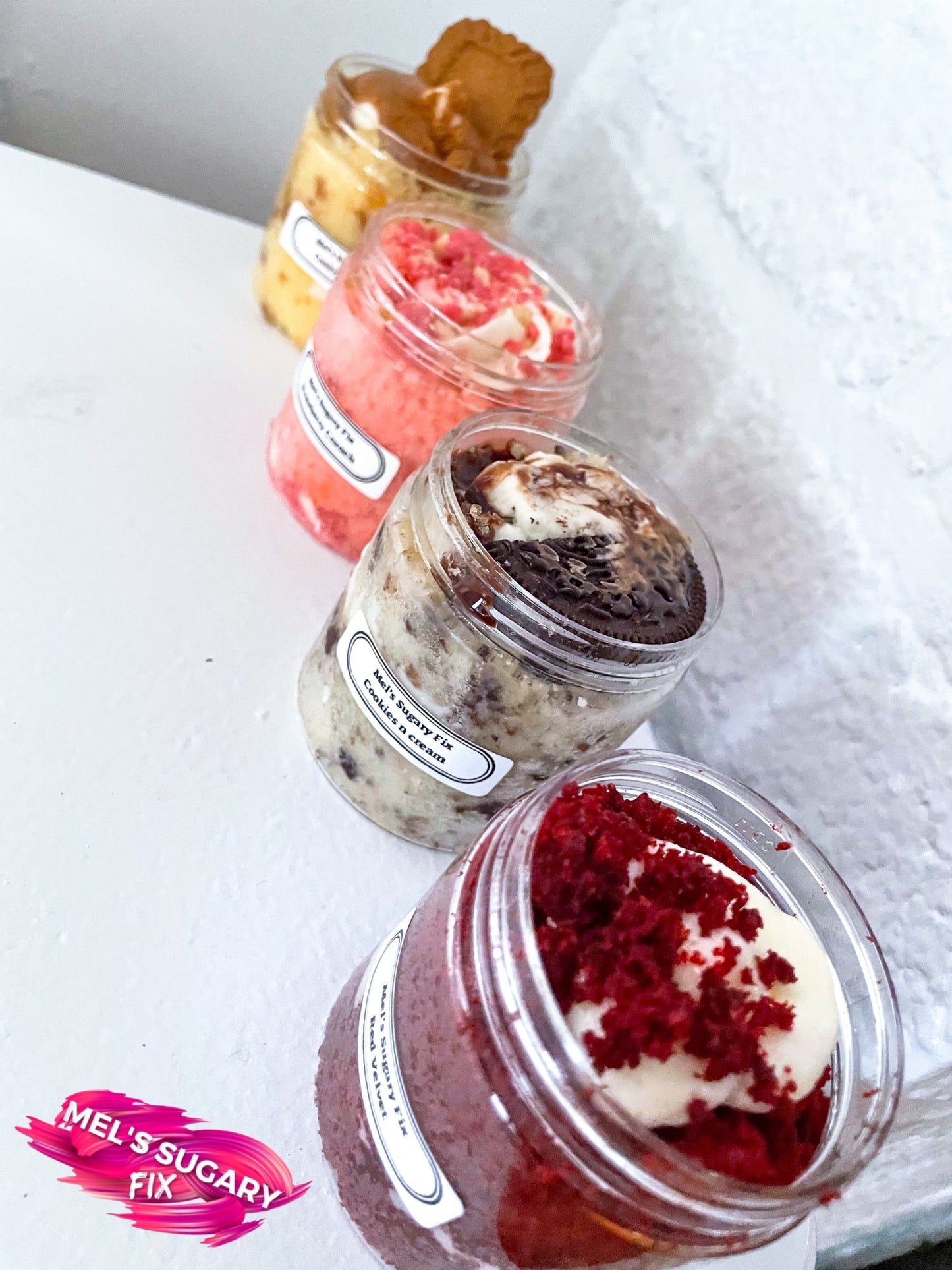 Mini Cake Jars (divided)
